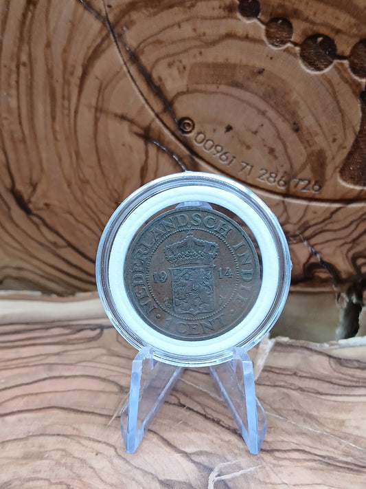 Dutch cent (Indian Empire) 1914