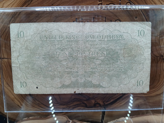 10 Libyan piasters 1952