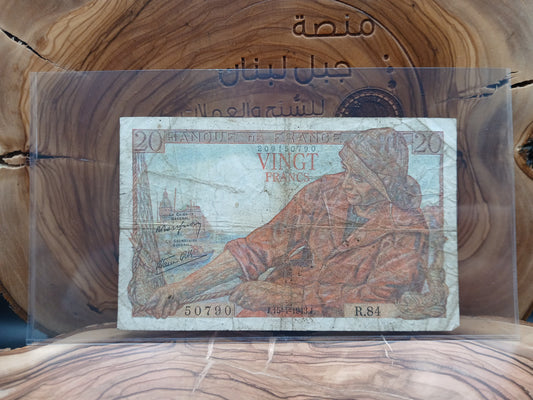 20 franc . France 1943