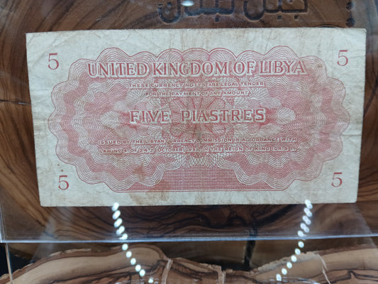 5 Libyan piasters 1952