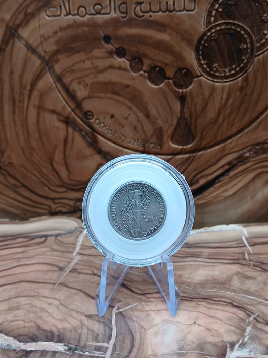 1 mercury dime . America 1943