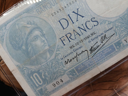 10 francs , france 1940