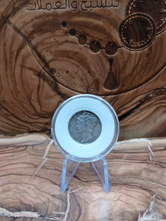 1 mercury dime . America 1943
