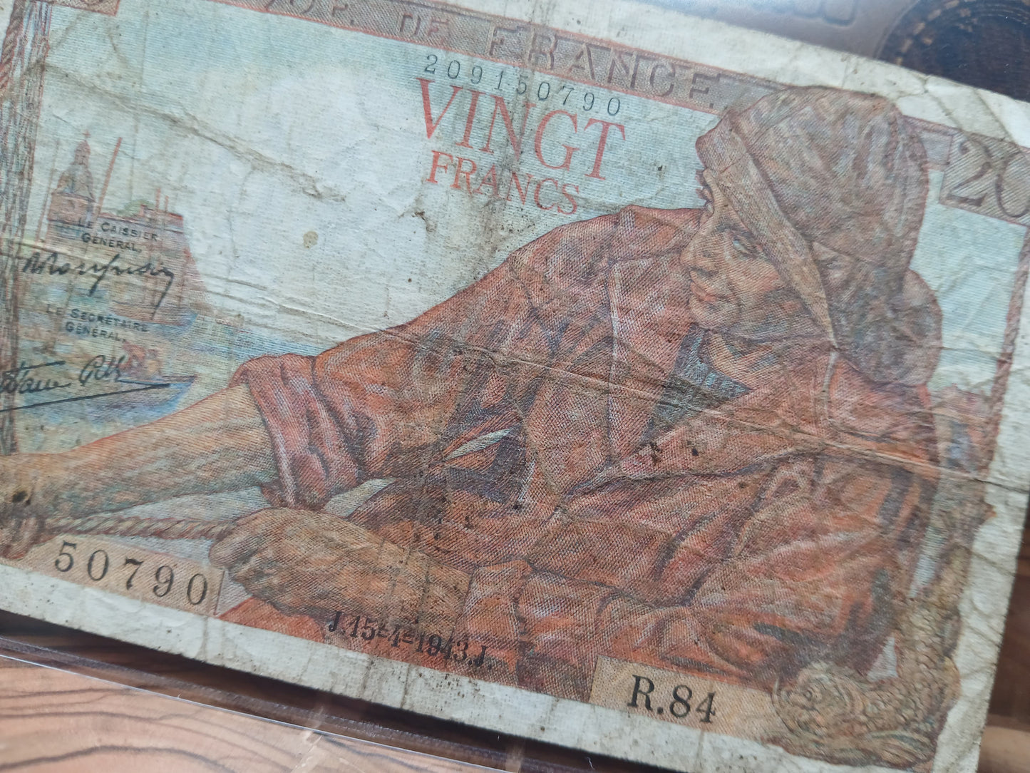 20 franc . France 1943