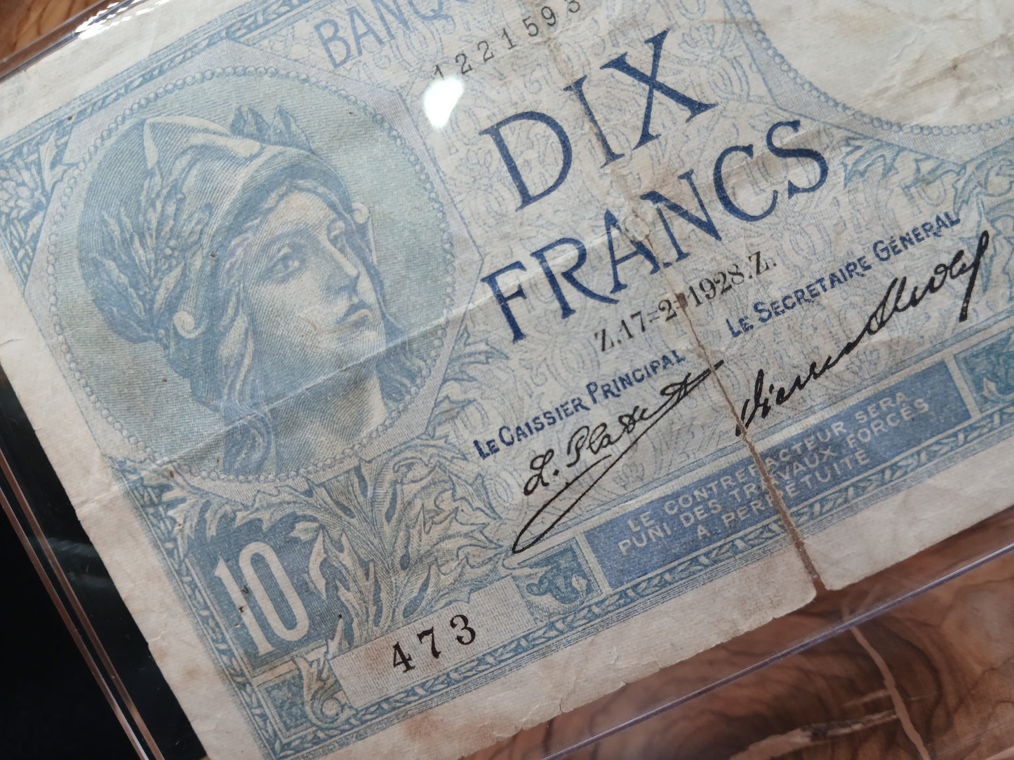 10 francs , france 1928